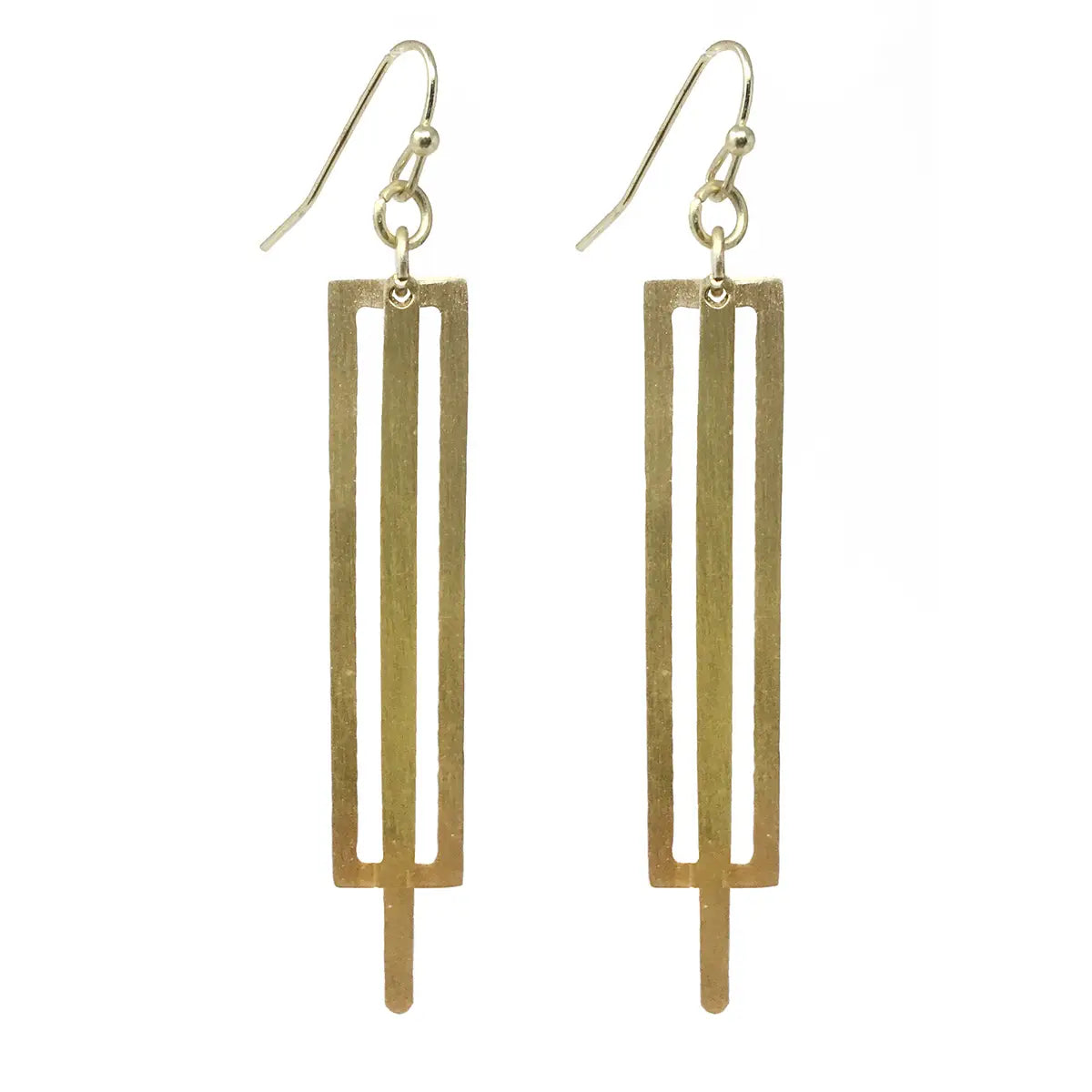 Rectangle Drop Earrings