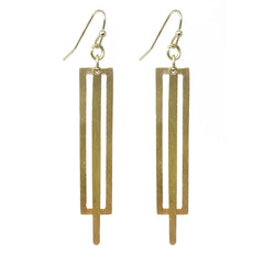 Rectangle Drop Earrings