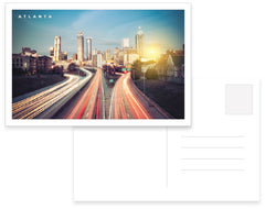 Atlanta Rush Hour Postcard