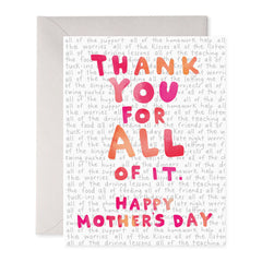 For All Of It Card