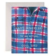 Plaid Dad Father's Day Card