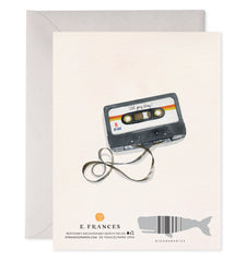 Mix Tape Anniversary Card