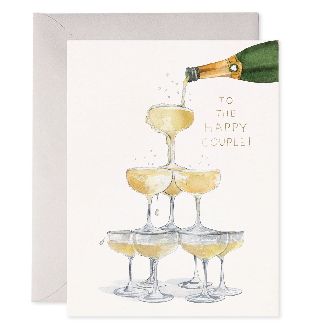 Champagne Tower Card