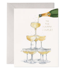 Champagne Tower Card