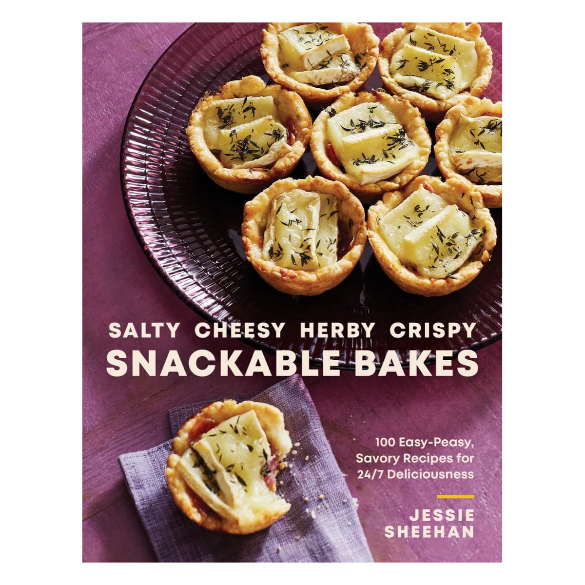 Salty, Cheesy, Herby, Crispy Snackable Bakes