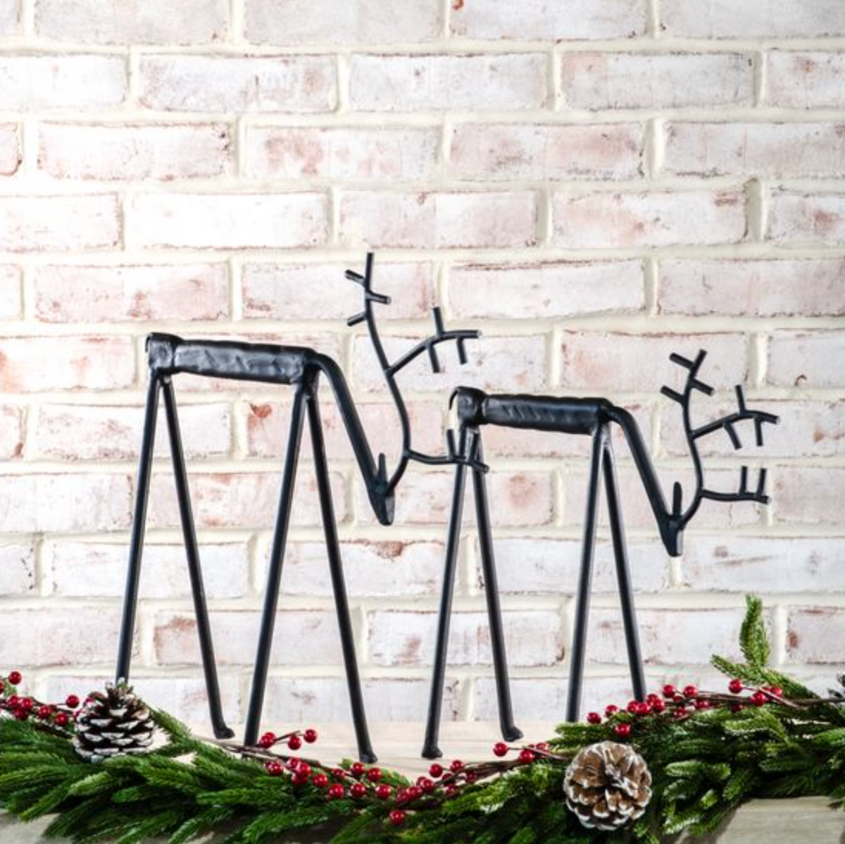 Grazing Lanky Reindeer