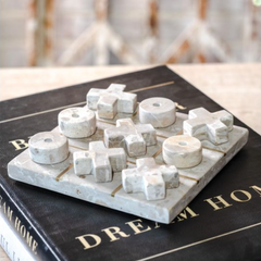 Marble Tic Tac Toe Set