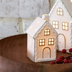 Gingerbread LED Ceramic Village House