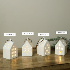 Village House LED Ornaments