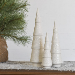 Boho Ceramic Holiday Trees