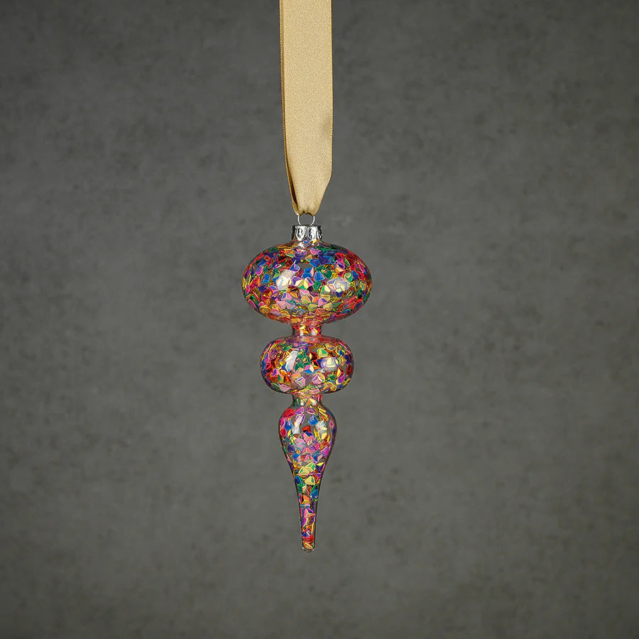 Sequin Finial Ornament