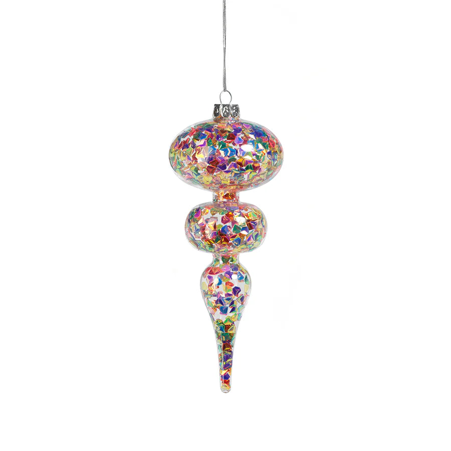 Sequin Finial Ornament