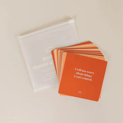 Shower Affirmation Cards for Positivity