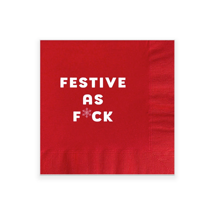 Festive AF Cocktail Napkins