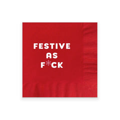 Festive AF Cocktail Napkins