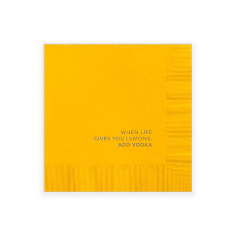 Lemons Cocktail Napkins