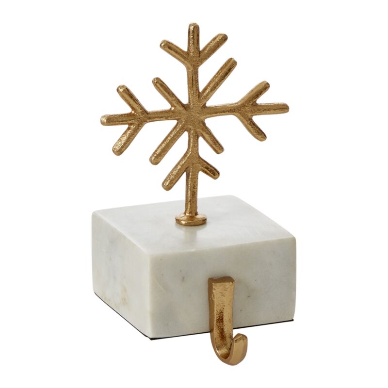 Snowflake Marble Stocking Holder