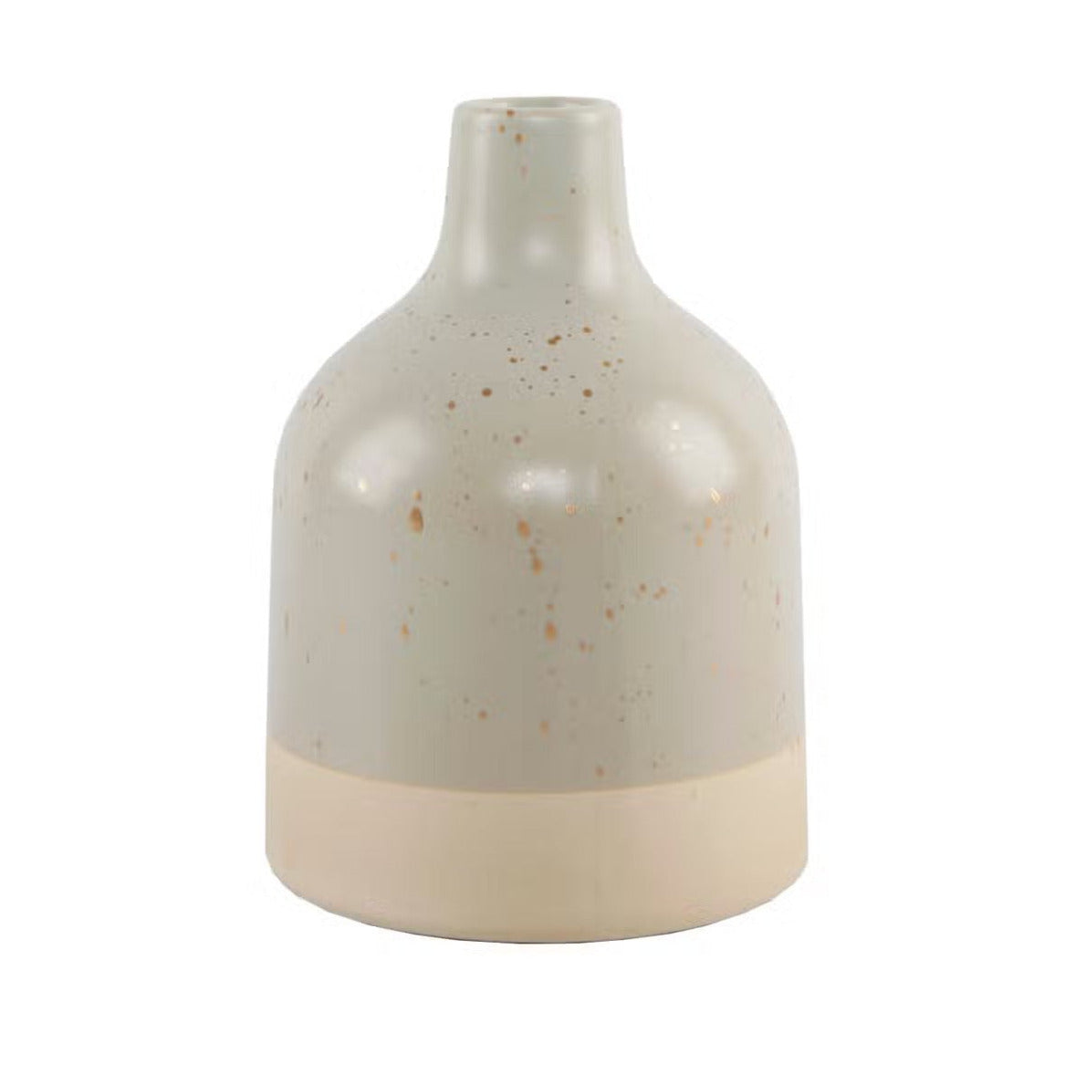 Two-tone Speckle Ceramic Vase
