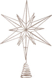 Champagne Glitter Star Tree Topper