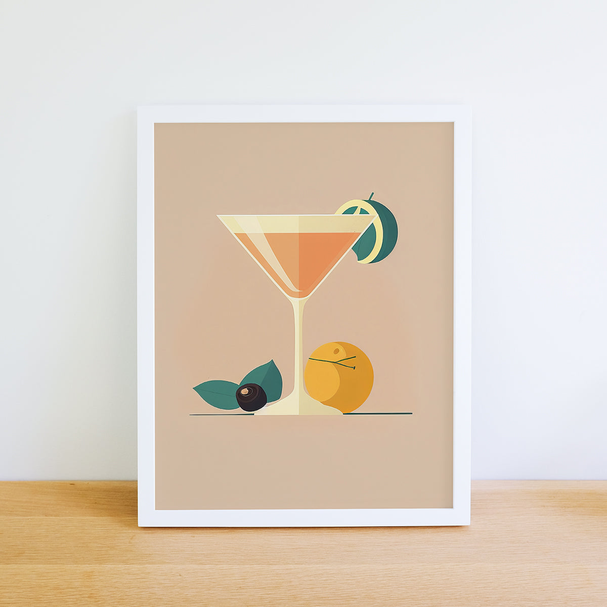 Summer Martini Art Print