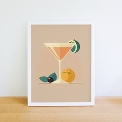 Summer Martini Art Print