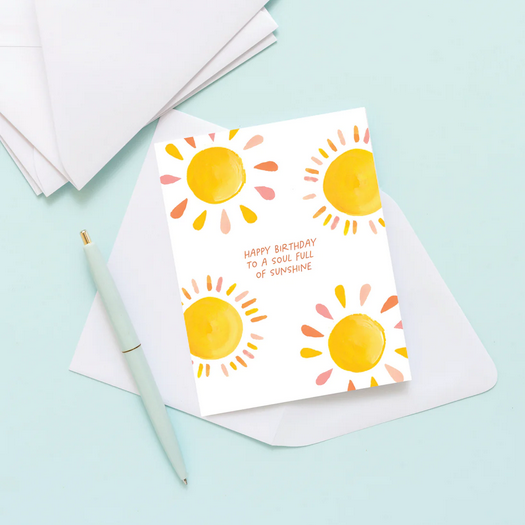 Sunshine Soul Birthday Card