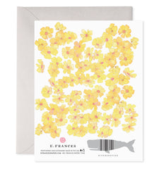 Yellow Flowers Thank You Card