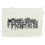 Banqueting Table Art Print
