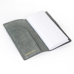 Slender Suede Leather Bound Journal