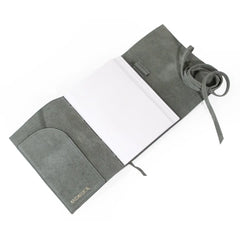 Suede Leather Bound Journal with Organic Cotton Paper