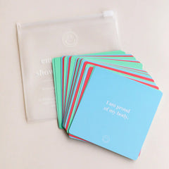 Shower Affirmation Cards for Teens