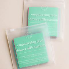 Shower Affirmation Cards for Teens