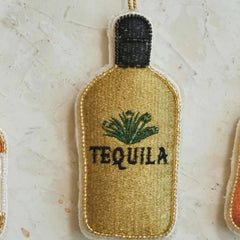 Beaded Cotton Tequila Ornament