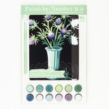 Thistles in Vase Paint-By-Number Kit