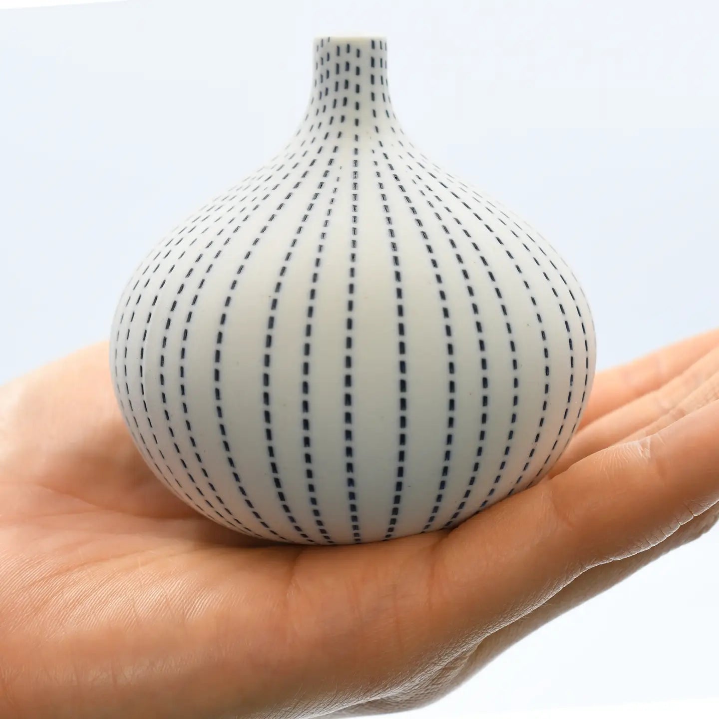 Tiny Congo Porcelain Bud Vase