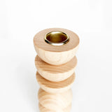 Totem Wooden Candle Holder