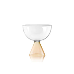 Venice Coupe Glass in Apricot