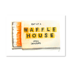 Waffle House Matchbook Print
