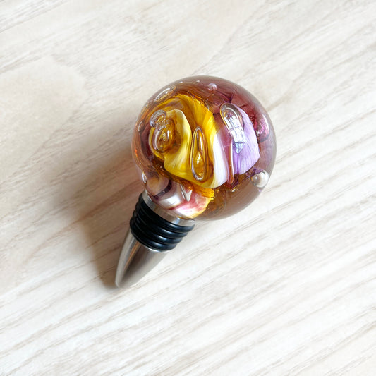 Blown Glass Wine Stopper 1500