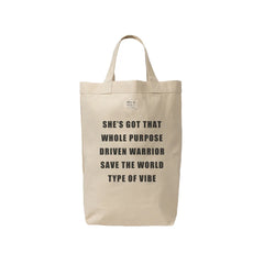 Driven Warrior Princess Tote Bag