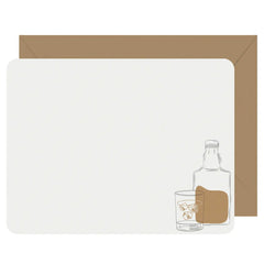 Whiskey - Letterpress Note Cards - Boxed Set of 8