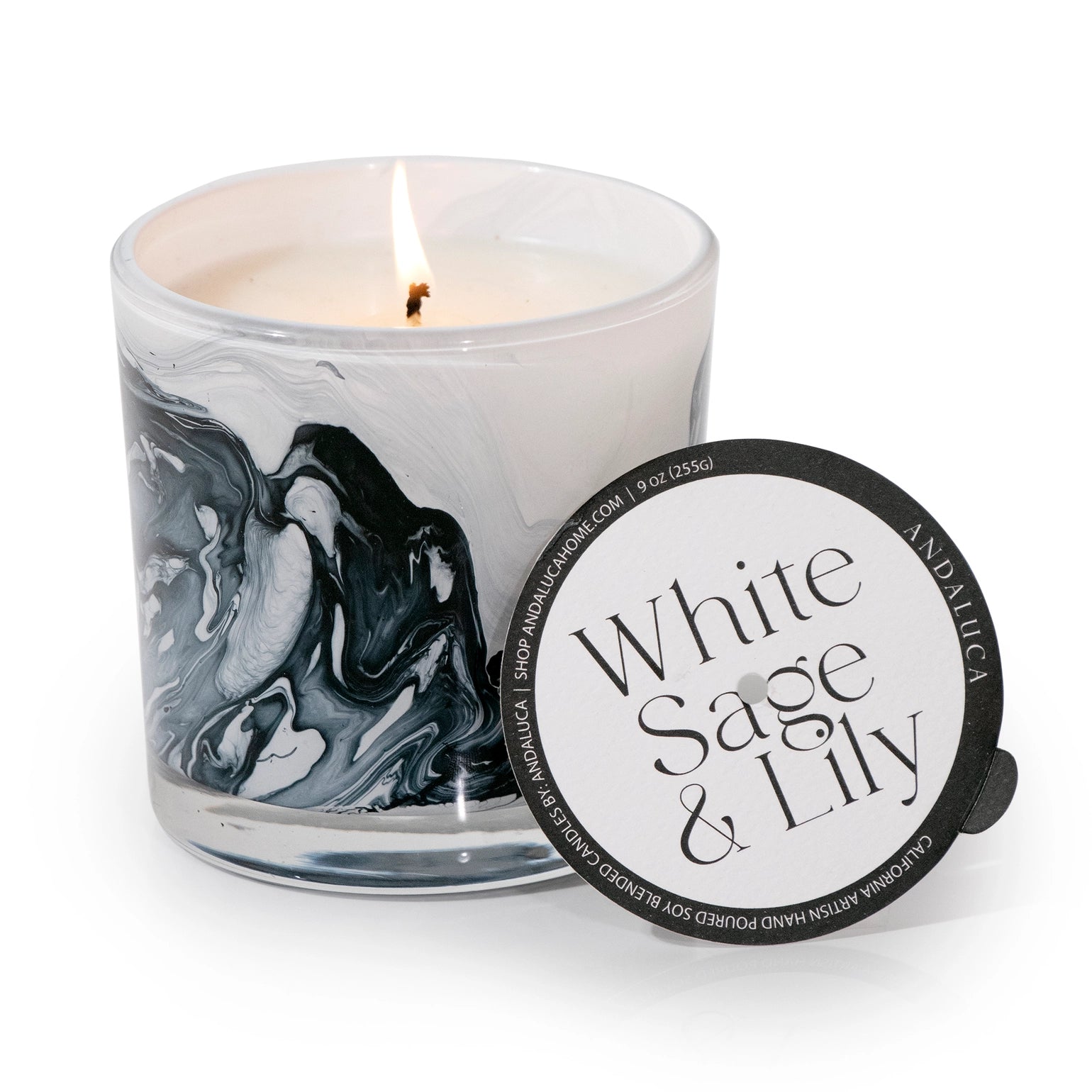 White Sage & Lily Soy Candle