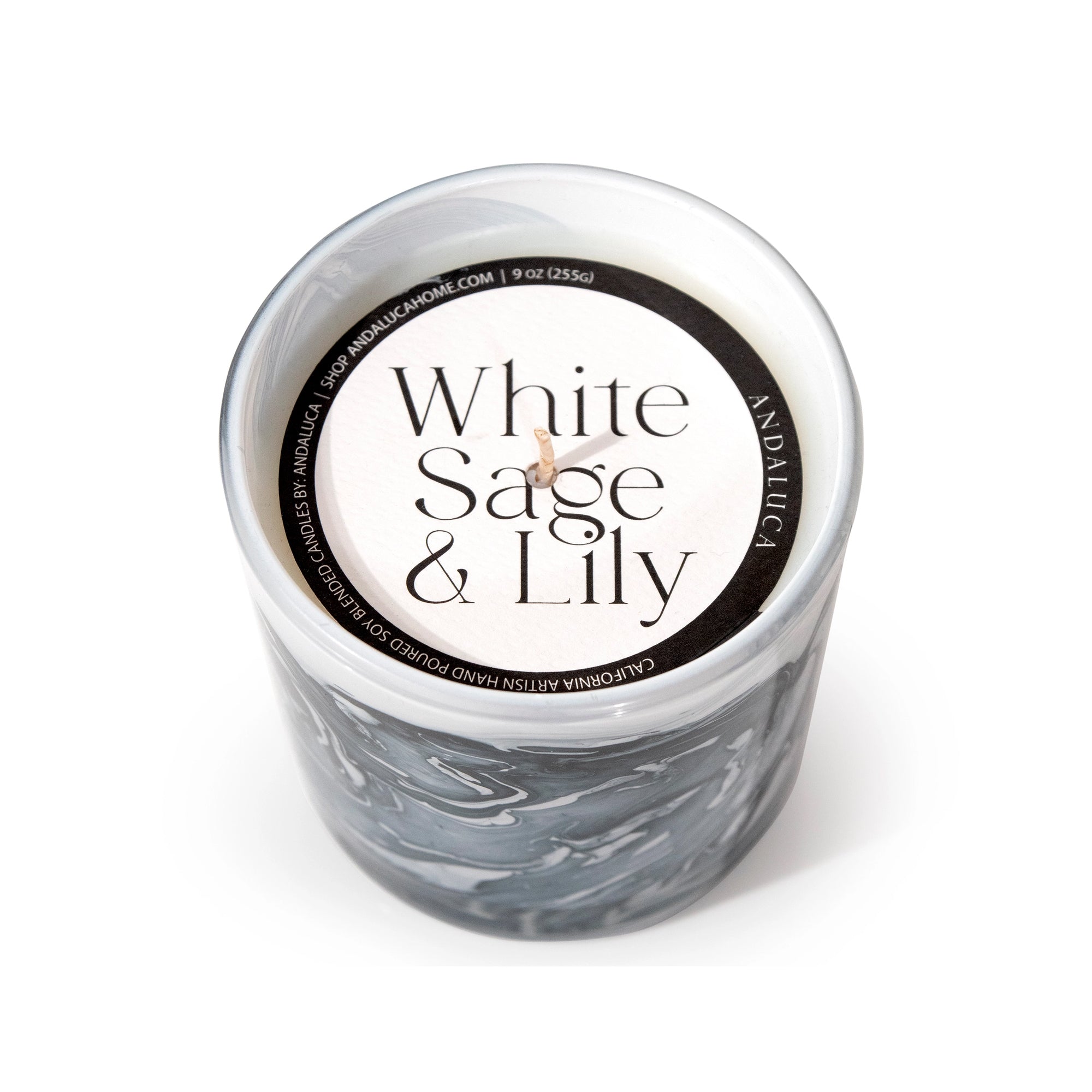 White Sage & Lily Soy Candle