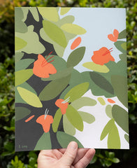 Wild Azaleas Art Print