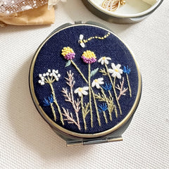 Wildflower Garden Embroidered Jewelry Box