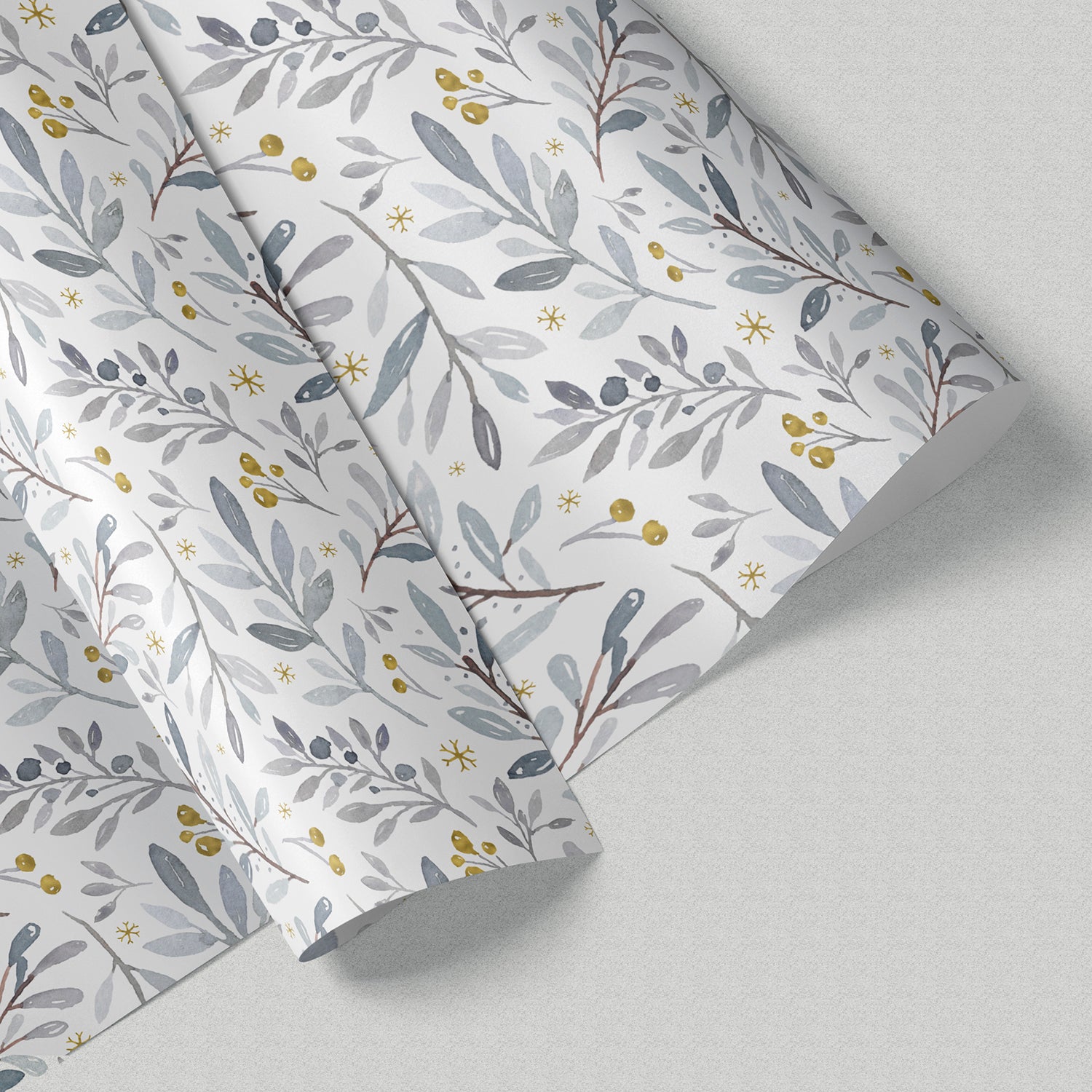 Winter Branches Gift Wrap Sheet