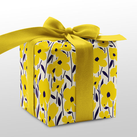 Yellow Fields Gift Wrap Sheet
