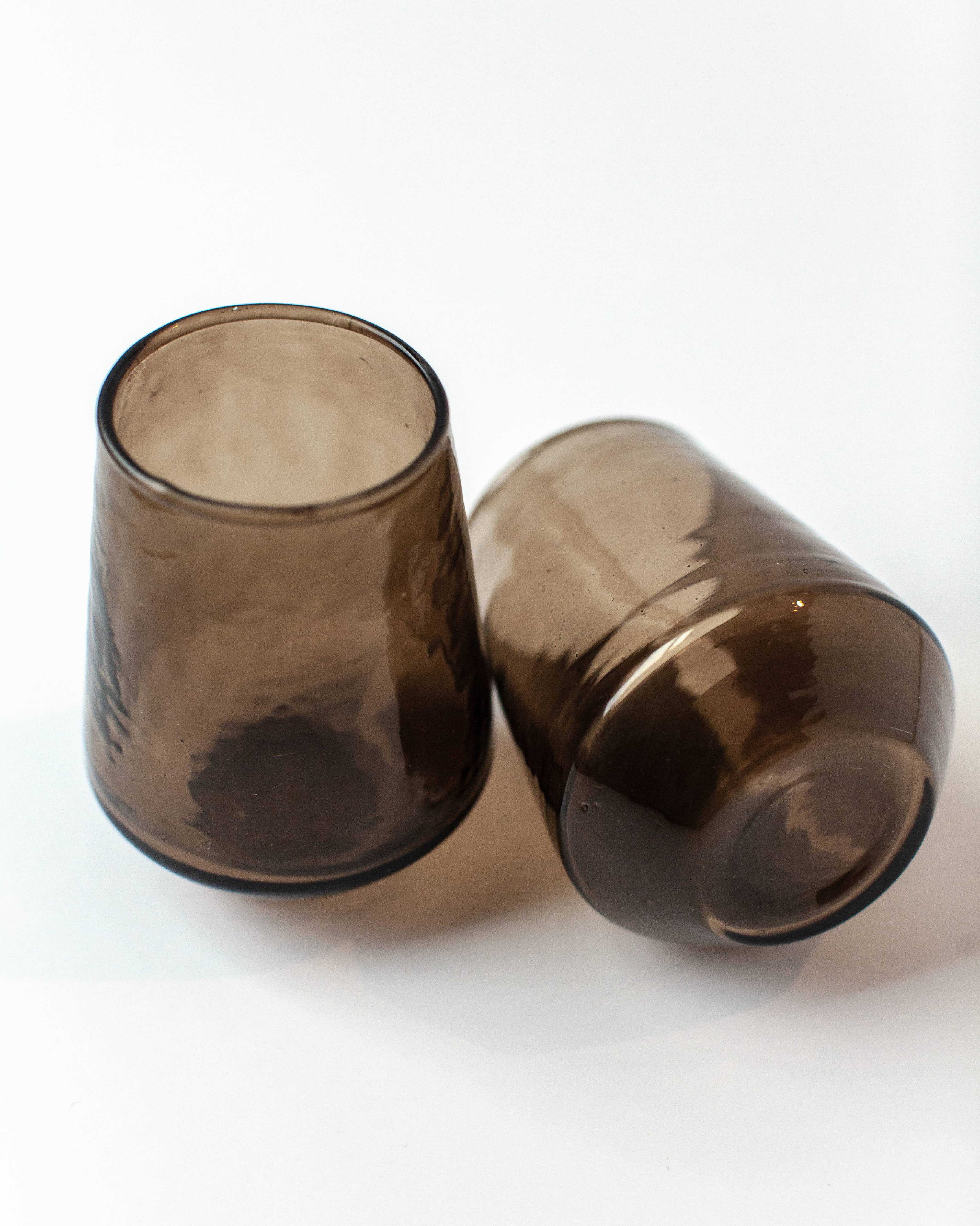 Handblown Hammered Glass Tumbler Single