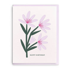 Birthday Flower Card