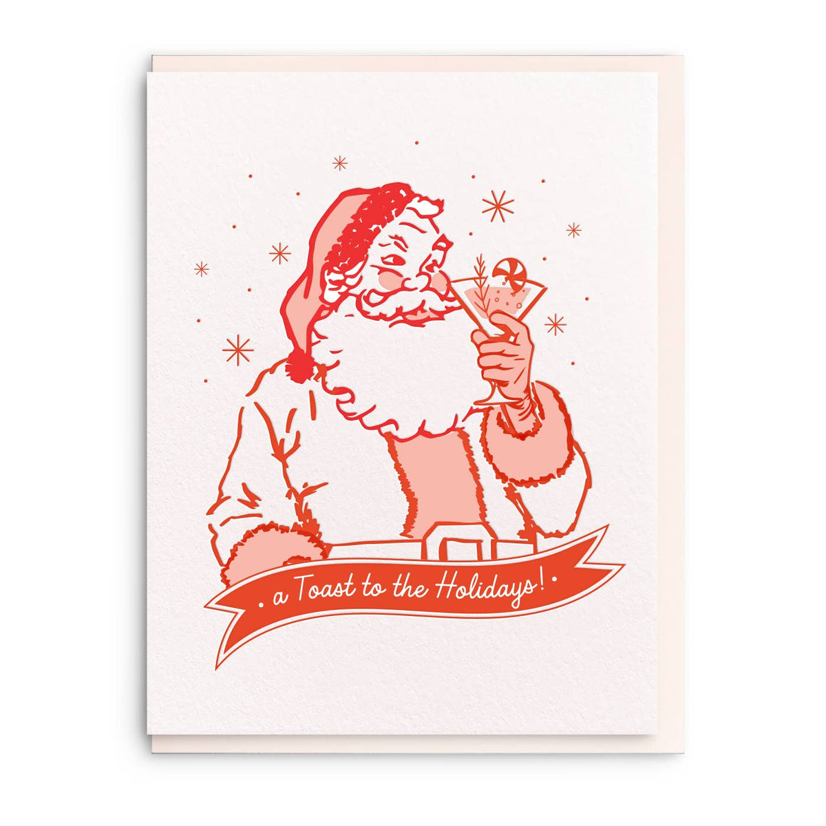 Holiday Toast Christmas Card